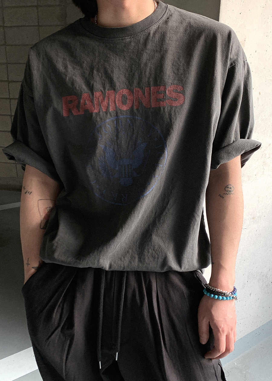 RAMONES dyeing tee (2 color)