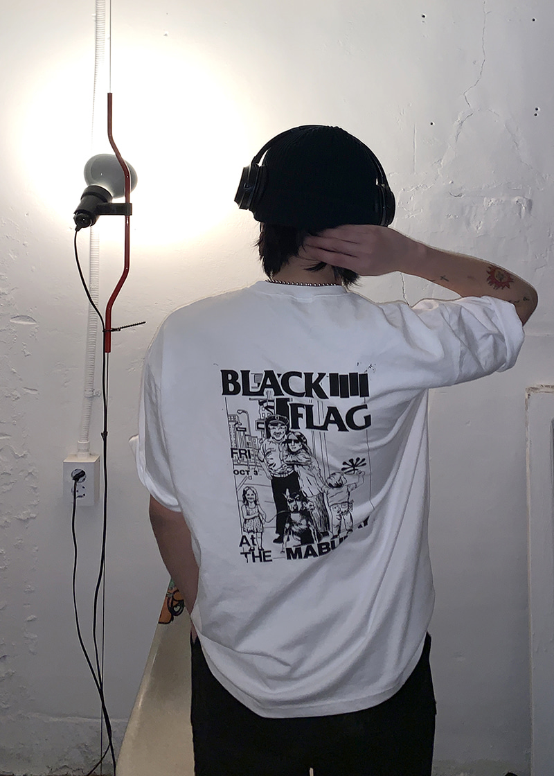 black flag dyeing tee(2 color)
