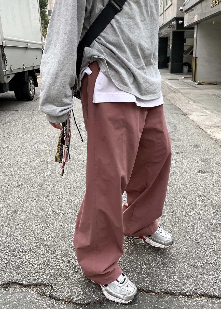 pop natural banding pants(3 color)