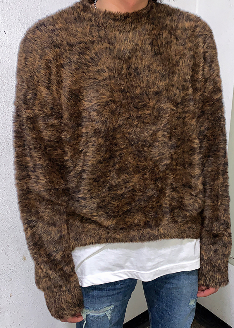 animal fur knit(2 color)